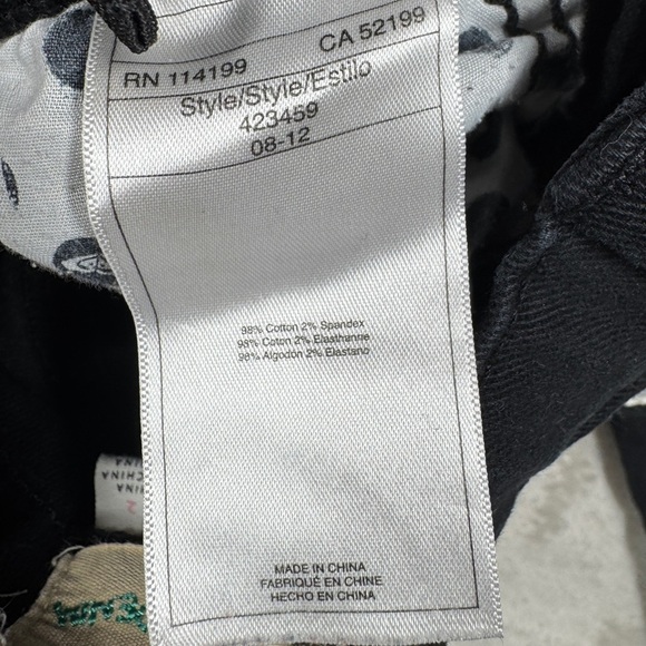 Roxy Quiksilver Girls Black Skinny Cotton Blend Zipper Fly Jeans Size 2T - Picture 15 of 15